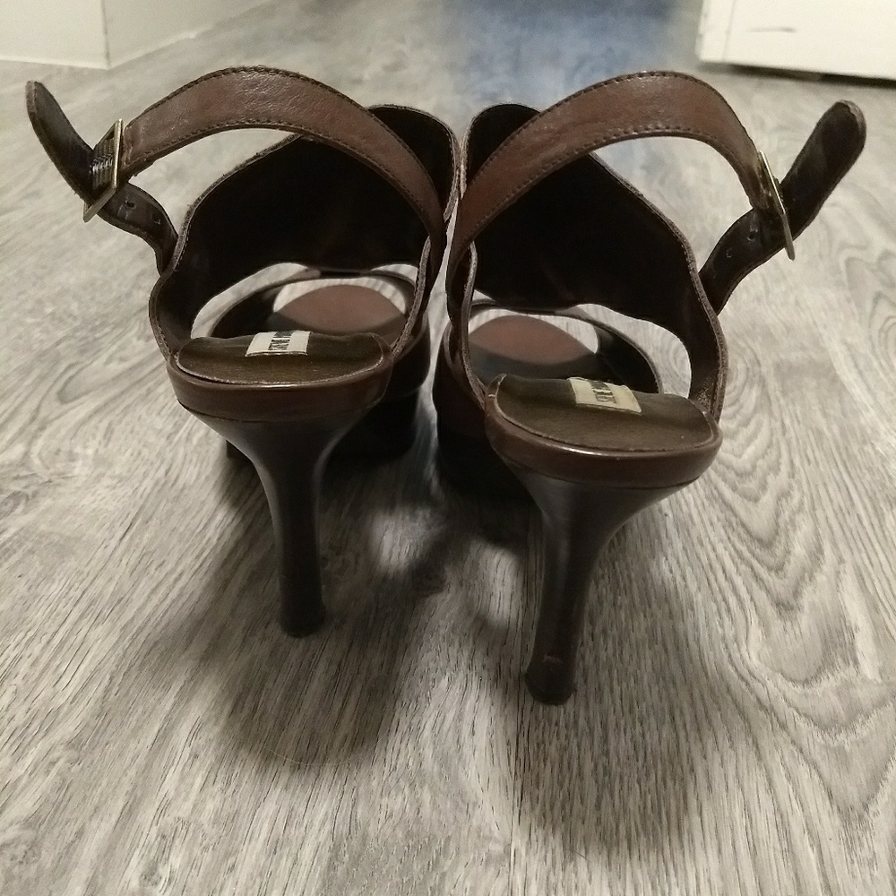 Woven Leather Heels - Picture 4 of 6